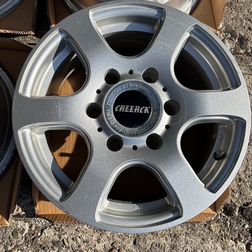 CALLACK 15インチ シルバー ホイール 4本セット
