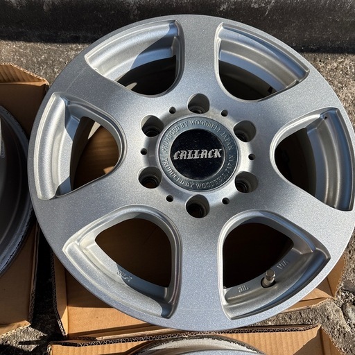 CALLACK 15インチ シルバー ホイール 4本セット