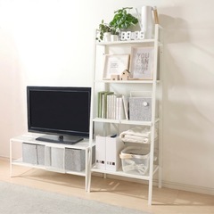 IKEA LERBERGスチールラック(白4段)の画像