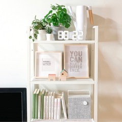 IKEA LERBERGスチールラック(白4段)の画像