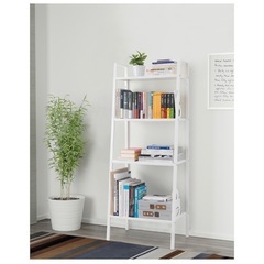 IKEA LERBERGスチールラック(白4段)の画像