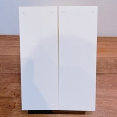 【お取引先決まりました】無印良品ファイルボックス　ホワイト2個　の画像