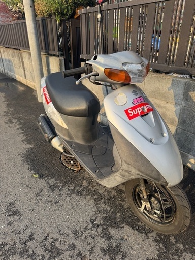 レッツ　セル始動　バッテリー、シート新品