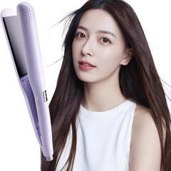 ストレートアイロン 幅広 15秒急速加熱　26段階温度調節　ストレート＆カールの画像