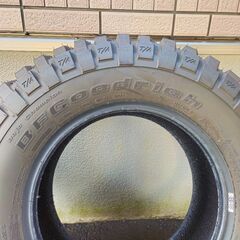 ジープ　JLラングラー　ルビコン　新車外し タイヤ 4本セット　LT 255/75R17の画像