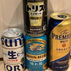 ビール等　6本の画像