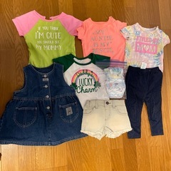 １歳半の夏服とプール用紙パンツ