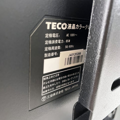 中古☆TECO 液晶カラーテレビ TA4031JT 40インチの画像