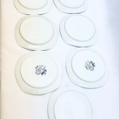 スクエア角皿　取り皿　16.5cm　7枚の画像