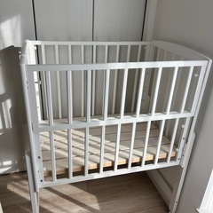 美品】大和屋ノモック Wオープンハイタイプ ミニベビーベッド 12