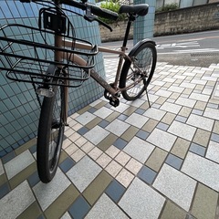 27.5型フル装備クロスバイク外装6段オートライト SB (吉岡修士郎
