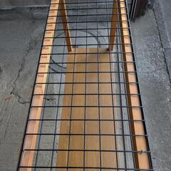 横長2段ワゴン♪ 屋内でも屋外でも便利に使えますの画像