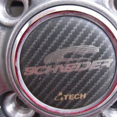 軽自動車◆A-TECH シュナイダー13インチ＋42 PCD100 155/65R13 タイヤホイール4本セット スタッドレスUSED品の画像