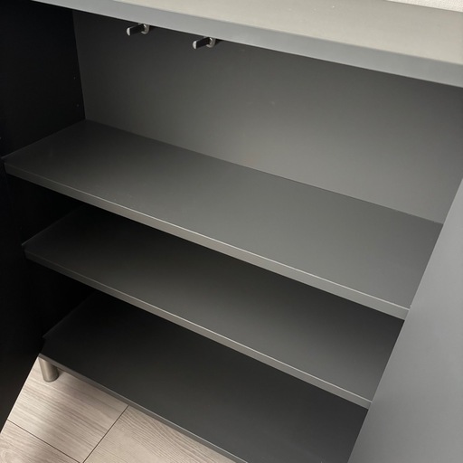 IKEA イケア　エーケト　ダークグレー