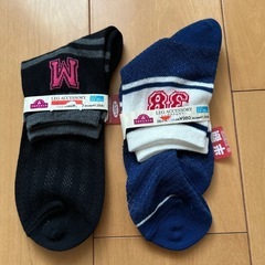 [交渉中] 新品　女児　23〜25cm 靴下　２足の画像