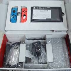【　新品　未使用品　】Nintendo　Switch　HAC-001　ネオンブルー＆ネオンレッド　スイッチ　ゲーム機　ジョイコン　ドッグ　任天堂の画像