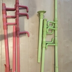 【中古】突っ張りポールハンガーラックの画像