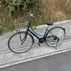 自転車27インチ5段変速オートライト難あり (つぐ) 神戸のクロス