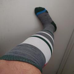 ラインロングソックスの画像