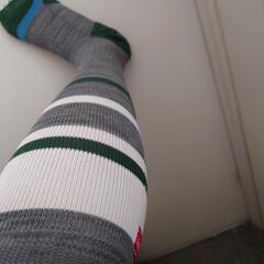 ラインロングソックスの画像