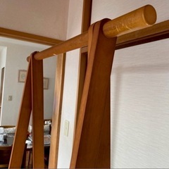 ハンガーラック 木製の画像
