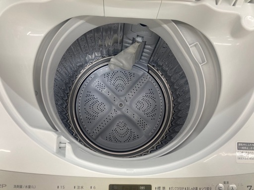 愛品館江戸川店】保証充実 シャープ 2023年製 7.0kg全自動洗濯機 ES-GE7G-W
