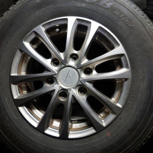 21年195/80/156穴LT (鳥山商会) 白石のタイヤ、ホイールの中古