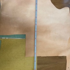 【お話中】ヌメ レザークラフト 皮の画像