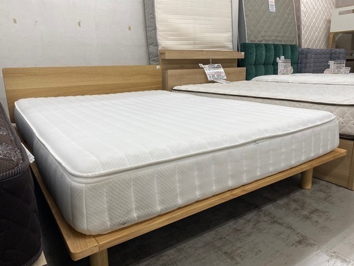 【愛品館 江戸川店 】ダブルベッド MUJI（無印良品）