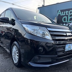 トヨタ ノア HV 7人乗り⭐︎自動車税当社負担！★総額80万円★車検丸々2年付けます！両側パワスラ 後席モニター フルセグTV BT音楽再生 文句なしの機関良好な一台！メールでローン審査ok簡単です♪カーセンサー最安値 お早めに！！の画像