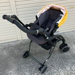 コンビ ベビーカー AttO type-S（イエロー）脱着自在ハイシート
