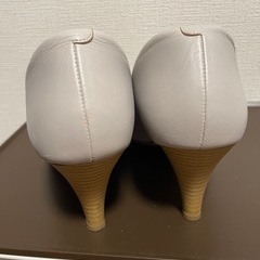 卑弥呼　オープントゥパンプス　25.5cmの画像
