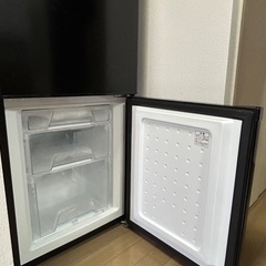 【急募】IRIS OHYAMA ブラック冷蔵庫の画像