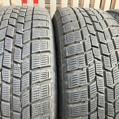 195/65R15バリ山スタッドレスタイヤ付きホイール4本　プリウス等　ランクBの画像