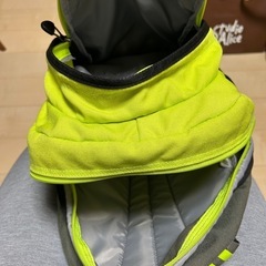 adidas リュック グレー/ライムグリーンの画像