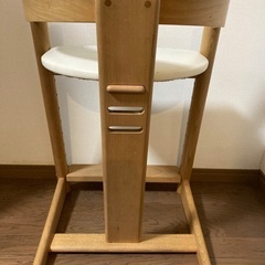 [取引終了]木馬舎　ハイチェア　プレディクトチェア　キッズチェア　昇降可能　純国産の画像