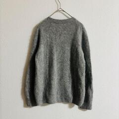 ef-de エフデ ニット セーター Uネック 毛100%の画像