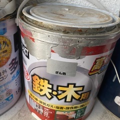 カンペハピオ 油性トップガード ぎん色 1．6L 2セット超速乾型塗料の画像