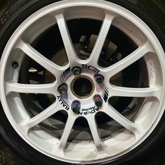 アドバンレーシングRC3ホワイトタイヤ付き