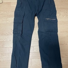 キスマークゴルフ　メンズ　カーゴパンツ　黒　ウエスト92の画像