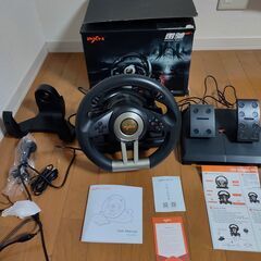 美品 PXN V3 PRO ハンドルコントローラー Switch PS4 PC レーシングホイールの画像