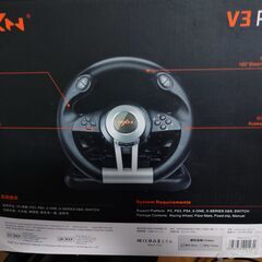 美品 PXN V3 PRO ハンドルコントローラー Switch PS4 PC レーシングホイールの画像