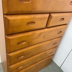 光家具　ハニーベル　85タワーチェスト　8段ハイチェスト　2つ重ねの画像