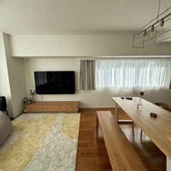 【1万】ベンチ 150cm ホワイトオークの画像