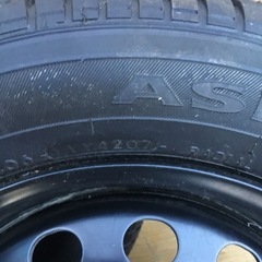 YOKOHAMA ヨコハマ　タイヤ鉄ホイールセット　185／65R／14　2007年製　バリ溝の画像