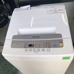 NO B88  ★格安特価★福岡市内配送設置無料★アイリスオーヤマ 洗濯機 5kg 全自動 風乾燥 お急ぎコース ステンレス槽 ホワイトシルバー IAW-T502E 2020年の画像