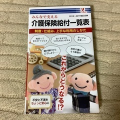 みんなで支える　介護保険給付一覧表 制度・仕組み、上手な利用のしかた