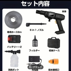 コードレス高圧洗浄機の画像