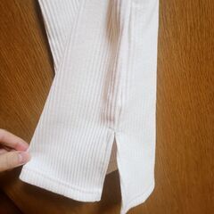 白パンツ【試着のみ】の画像