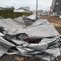 空き家、車庫、小屋の解体作業 - 南津軽郡